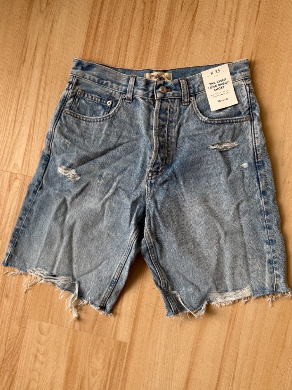 Madewell Essex Long Baggy Short - New With Tags! - Picture 3 of 6